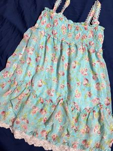 Floral Print Mini Dress