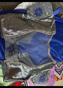 Partly Pallu saree