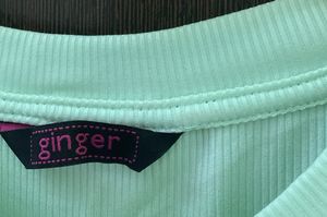 Trendy Green Blouse Top