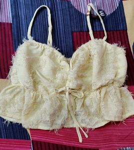 Cute Yellow peplumTop