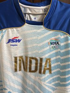 Jsw Olympics 2024 Team India Travel Jersey