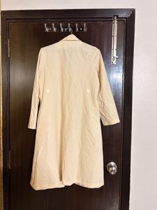 Beige Korean Trench Coat