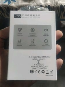 K35 3.5mm Aux Pin  Wireless Mic
