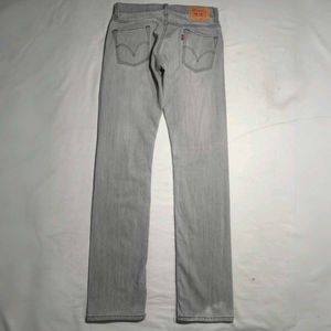 Levi&#39;s 511 Grey Cotton Jeans