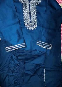 Sea green Kurti Set For Women