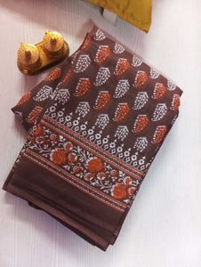 New Single Mulmul Cotton Saree Without Blouse