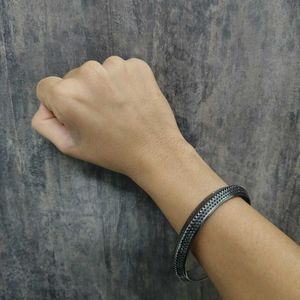 Textured Steel Bangle