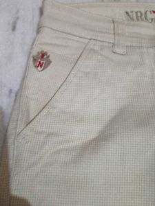 Men&#39;s Beige Trousers