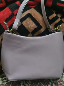 Chic Lavender Chain Detail Bag