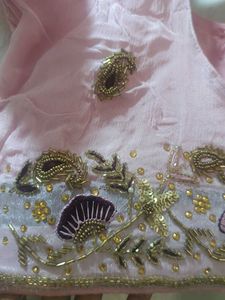 Purple Handwork Saree