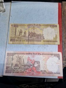 Old Indian Currency - ₹500 &amp; ₹1000 Notes