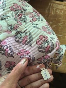 Handmade Quilted Vanity Bag