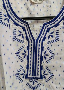 White & Blue Top