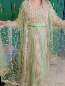 Elegant Ethnic Gown with Dupatta