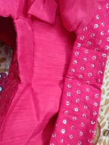 Premium Embroidery And Beads Kurta Set For Kids