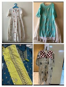 combo of 4  Assorted Women's Kurtas