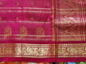 Maroon vairaoosi Silk Saree