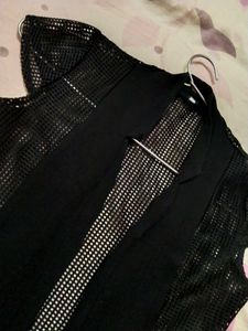 Black Classic Overcoat For Layering