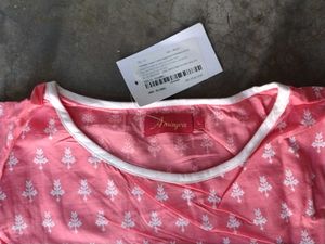 Jaipuri Elegant Pink Printed Kurta