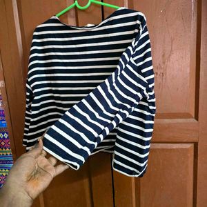 Striped Long Sleeve Top