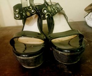 Black Wedge For Woman