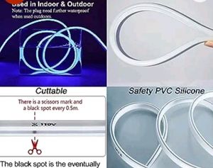Red LED Strip Light 2feet