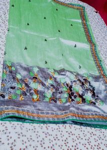 Elegant Embroidered Saree