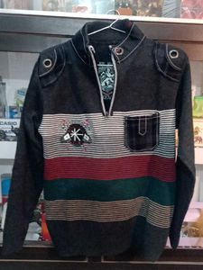 New Stylish Striped Pullover Sweater