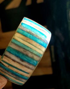 Branded Bronze resin Handcrafted Bangle 26/2.6