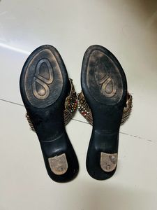 Party Wear Embellished Ethnic Heels EU 39