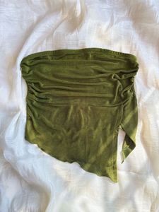 Olive Green Tube Top