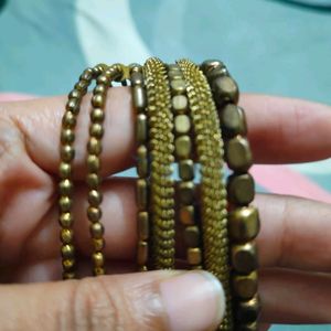 Sanverse Antique Ethnic Oxidised Golden Neckpiece