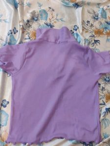 Ribbed Polo Top