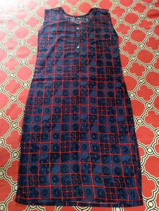 Straight Kurti .......Sleevless.... Everyday Wear