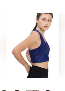 PUMAWomen Sports Lightly Padded Bra (Blue)