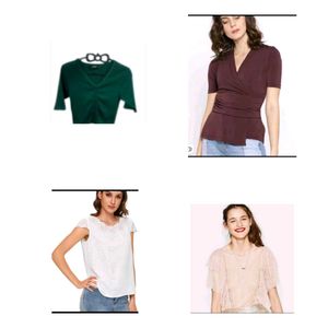 4 Very Stylish Top Zara & Shein & Vero Moda& Zodio