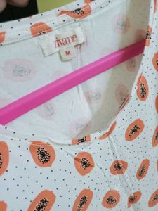 🍊🍋Cute Fruit Design Short Nightdress🍊🍋