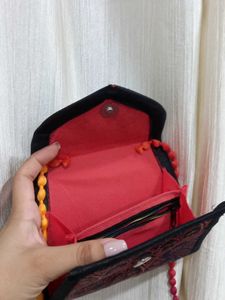 Embroidered Sling Bag