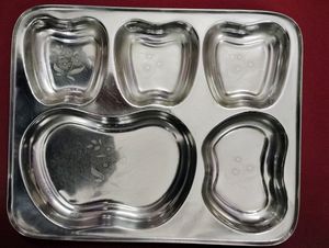 STAINLESS STEEL THALI -2 Pcs