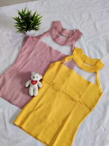 Cute Crop Top Yellow 💛 Available
