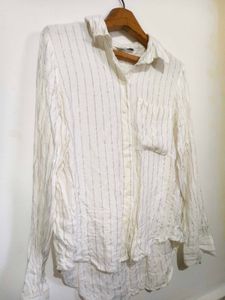 Striped Button-Down Shirt 36 to 38 inches