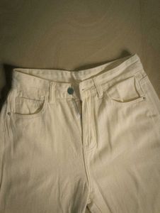 White Wide Leg Jeans