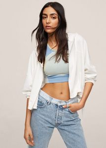 Mango dual Tone Straight Fit denim