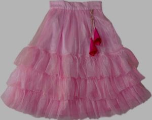 Pink Girls Lehenga Choli Set