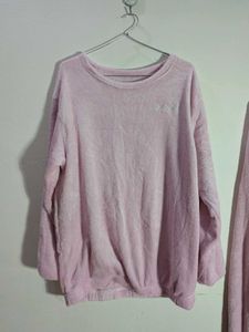 Pink Fluffy Pajama Set