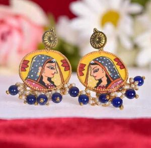 Hand Painted Earrings.. 🧑‍🎨