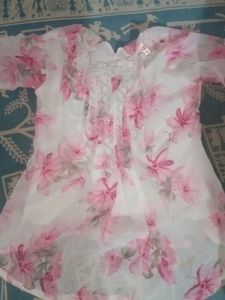 Floral Print Tunic Top