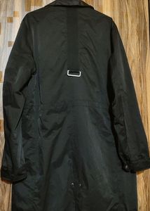 Unisex Andew Black Trench Overcoat
