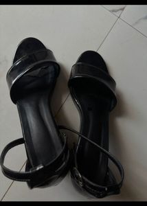 Black Heeled Sandals