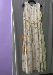 Floral Tiered Sleeveless Dress